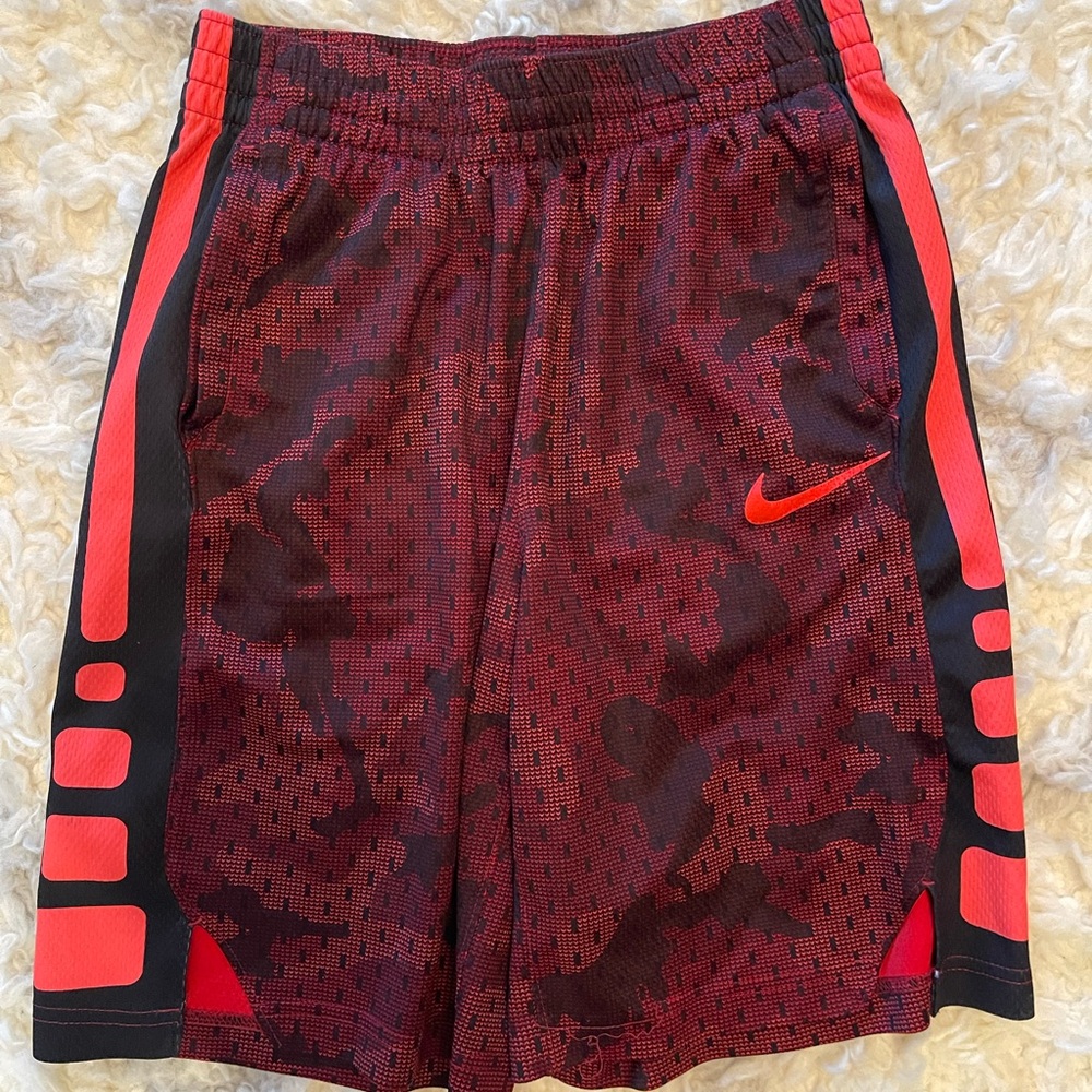 Nike Red and Black boys Athletic Shorts